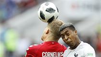 MS 2018: Dánsko - Francie (Cornelius, Kimpembe) | na serveru Lidovky.cz | aktuální zprávy
