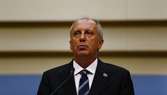 Protikandidát znovu zvoleného prezidenta Erdogana, Muharrem Ince, uznal svou...