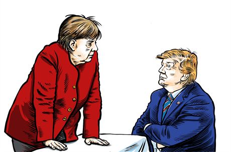 Merkelová chce zachovat svt nevýhodný pro Trumpovy USA, íká Ivan Krastev.