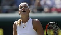 Petra Kvitová v 1. kole Wimbledonu proti Bělorusce Alexandře Sasnovičové. | na serveru Lidovky.cz | aktuální zprávy
