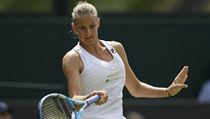 Česká tenistka Karolína Plíšková na Wimbledonu 2018 proti Viktorii Azarenkové. | na serveru Lidovky.cz | aktuální zprávy