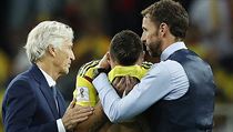 Kolumbijský kouč Jose Pekerman a jeho protějšek, Angličan Gareth Southgate... | na serveru Lidovky.cz | aktuální zprávy