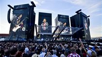 Pódium s rockovými legendami Rolling Stones. | na serveru Lidovky.cz | aktuální zprávy
