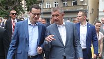Premiér Andrej Babiš spolu s polským prostějškem Mateuszem Morawieckim. | na serveru Lidovky.cz | aktuální zprávy