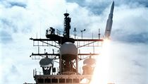 Odpal rakety vzduch-země z Vincennesu. Odpal rakety vzduch-země z Vincennesu.