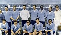 Vítězný tým Uruguaye z MS 1930 na obarvené fotografii. | na serveru Lidovky.cz | aktuální zprávy