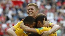 MS ve fotbale 2018, Belgie vs. Anglie: Kevin De Bruyne (uprostřed), Dries... | na serveru Lidovky.cz | aktuální zprávy