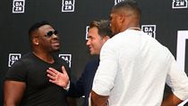 Zleva: Jarrell Miller, Eddie Hearn a Anthony Joshua. | na serveru Lidovky.cz | aktuální zprávy