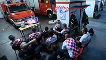 Záhřebští fanoušci při sledování semifinále mistrovství světa. | na serveru Lidovky.cz | aktuální zprávy