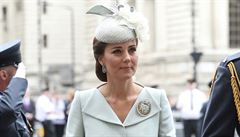 Vévodkyn z Cambridge Kate na oslavách stého výroí zaloení Královského...