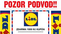 Falešné kupóny kolující po internetu. | na serveru Lidovky.cz | aktuální zprávy