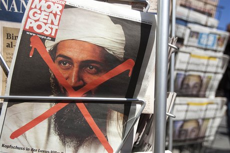 Smrt Usámy bin Ládina na titulních stranách svtových deník (archivní snímek z...