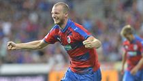 Viktoria Plzeň vs. Fastav Zlín: domácí útočník Michael Krmenčík slaví vítěznou... | na serveru Lidovky.cz | aktuální zprávy