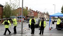 Policisté na místě střelby v britském Manchesteru. | na serveru Lidovky.cz | aktuální zprávy