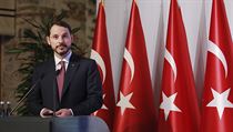 Turecký ministr financí Berat Albayrak při svém projevu týkajícím se měnové... | na serveru Lidovky.cz | aktuální zprávy