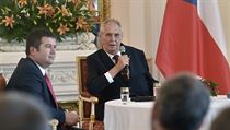 Prezident Miloš Zeman hovořil 29. srpna 2018 na Pražském hradě při setkání s... | na serveru Lidovky.cz | aktuální zprávy