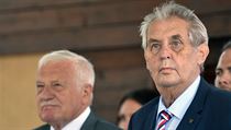 Bývalý prezident Václav Klaus a ten současný, Miloš Zeman navštívili zahájení... | na serveru Lidovky.cz | aktuální zprávy