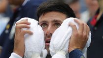 Djokovič se chladí ručníky plnými ledu. | na serveru Lidovky.cz | aktuální zprávy