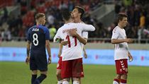 Dánové porážku 0:3 se Slovenskem „oslavili“ přímo na hřišti. | na serveru Lidovky.cz | aktuální zprávy