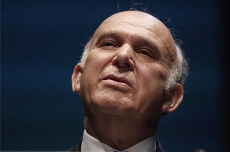 Pedseda Liberálních demokrat Vince Cable.