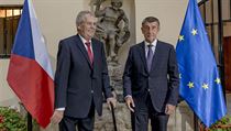 Prezident ČR Miloš Zeman a premiér Andrej Babiš. | na serveru Lidovky.cz | aktuální zprávy