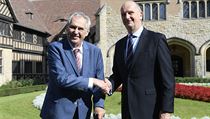 Miloš Zeman s ministerským předsedou Spolkové země Braniborsko Dietmarem... | na serveru Lidovky.cz | aktuální zprávy