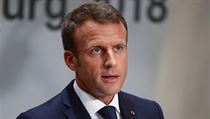 Francouzský prezident Emmanuel Macron na tiskové konferenci po jednání lídrů... | na serveru Lidovky.cz | aktuální zprávy