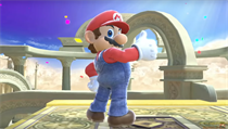 Postava Super Maria. Záběr ze hry Super Smash Bros. Ultimate. | na serveru Lidovky.cz | aktuální zprávy