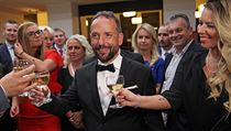 Tomáš Macura ve volebním štábu hnutí ANO v Ostravě oslavuje úspěch v... | na serveru Lidovky.cz | aktuální zprávy