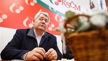 Vojtěch Filip v pražském sídle strany. | na serveru Lidovky.cz | aktuální zprávy