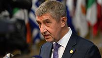 Český premiér Andrej Babiš hovoří s novináři při příchodu na neformální večeři... | na serveru Lidovky.cz | aktuální zprávy