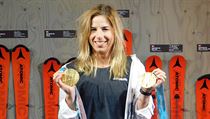 Česká sjezdařka Ester Ledecká odhalila 11. října 2018 svoji fotografii na zdi... | na serveru Lidovky.cz | aktuální zprávy