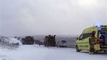 První záběry z cvičení NATO Trident Juncture v Norsku. První záběry z cvičení NATO Trident Juncture v Norsku.