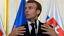 Francouzský prezident Emmanuel Macron v Bratislavě. | na serveru Lidovky.cz | aktuální zprávy