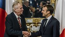 Miloš Zeman a Emmanuel Macron, ilustrační foto. | na serveru Lidovky.cz | aktuální zprávy