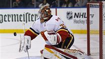 Brankář David Rittich v zápase proti New York Rangers. | na serveru Lidovky.cz | aktuální zprávy