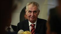 Prezident Miloš Zeman po schůzi Sněmovny odpovídal na dotazy novinářů. | na serveru Lidovky.cz | aktuální zprávy