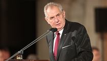 PREZIDENT ZEMAN PŘI PROSLOVU NA ÚVOD UDĚLOVÁNÍ STÁTNÍCH VYZNAMENÁNÍ. | na serveru Lidovky.cz | aktuální zprávy