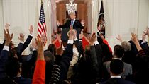 Prezident USA Donald Trump na tiskové konferenci po volbách do kongresu. | na serveru Lidovky.cz | aktuální zprávy