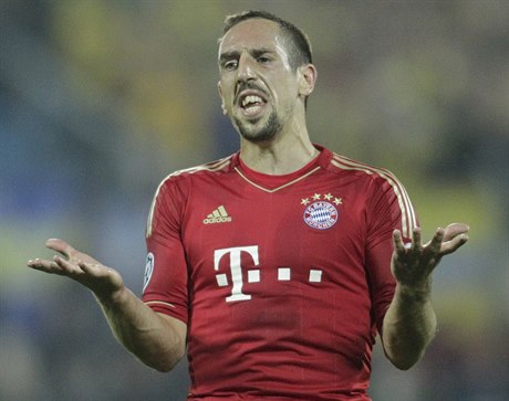 Rozarovaný Franck Ribéry ml nafackovat svému krajanovi.