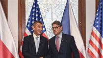 Premiér Andrej Babiš jednal s americkým ministrem energetiky Rickem Perrym. | na serveru Lidovky.cz | aktuální zprávy