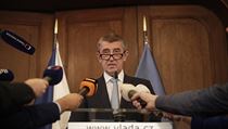 Andrej Babiš na tiskové konferenci ke kauze Čapí hnízdo. | na serveru Lidovky.cz | aktuální zprávy
