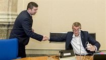 Andrej Babiš (vpravo) a Jan Hamáček | na serveru Lidovky.cz | aktuální zprávy