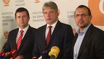 Vedení ČSSD po jednání o setrvání ve vládě. | na serveru Lidovky.cz | aktuální zprávy