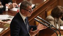 Premiér Andrej Babiš promlouvá na schůzi sněmovny před hlasováním o nedůvěře... | na serveru Lidovky.cz | aktuální zprávy