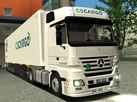 Kamion spediní spolenosti CS Cargo.