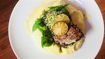 Sashimi tuňák s wasabi pyré a omáčkou z pečených limetek | na serveru Lidovky.cz | aktuální zprávy