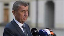 Premiér Andrej Babiš na tiskové konferenci po schůzce s prezidentem. | na serveru Lidovky.cz | aktuální zprávy
