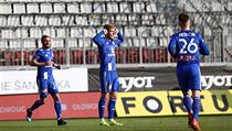 Utkání první fotbalové ligy mezi týmy SK Sigma Olomouc (v modrém) a 1. FK... | na serveru Lidovky.cz | aktuální zprávy