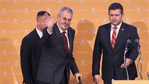 Prezident Miloš Zeman na sjezdu ČSSD oznámil, že sociální demokracii podpoří v... Prezident Miloš Zeman na sjezdu ČSSD oznámil, že sociální demokracii podpoří v...